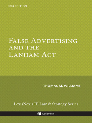 cover image of False Advertising and the Lanham Act